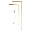 2Pcs 99.9% Pure Copper Metal Detector Rod Water Witching Portable Dragon Seeking Tool Dowsing Rod + Pendulum Pendant 4