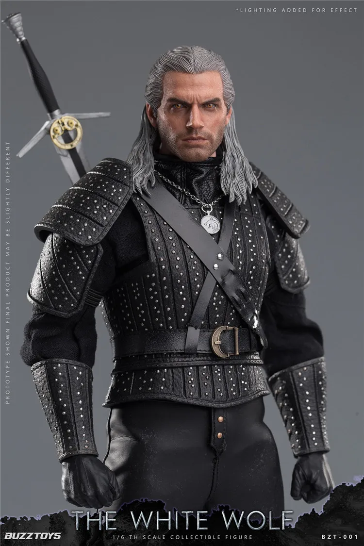 In Stock BUZZTOYS BUZ001 1/6 The White Wolf The Witcher