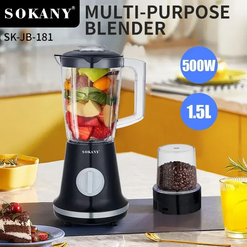 Ice Smoothies Blender Food Processors Function Blender and Coffee Grinder