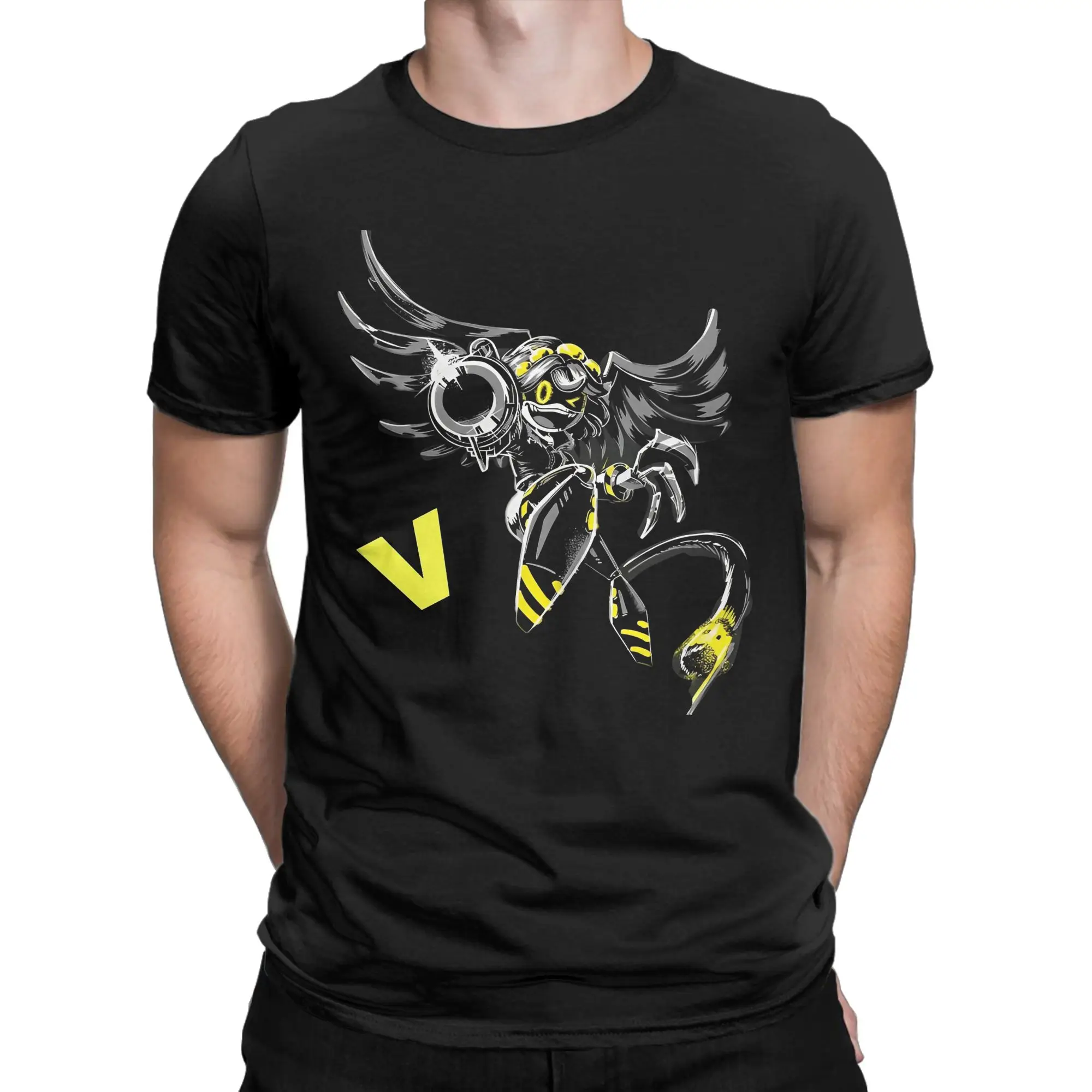 Murder Drones Men's Funny Cotton Crewneck T-Shirt Gift Idea