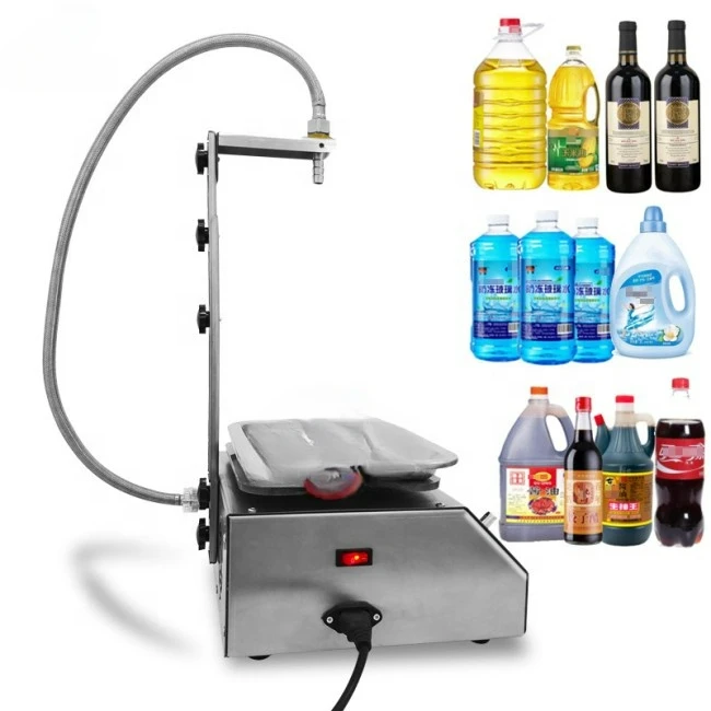 

30 G-10 Kg Pneumatic Volumetric Soft Drink Hand Soap Gel Oil Water Juice Honey Cream Paste Filling Machine