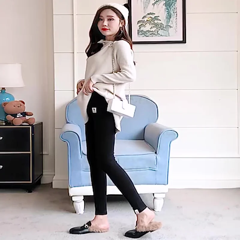 Maternity High Waist Adjustable Large Size Leggings New Maternity Pants Leggings Maternity Soft Cotton Trousers Bottoms 6
