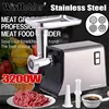 Winholder Stainless Steel Heavy Duty 3200W Powerful Electric Meat Grinder Mincer Sausage Maker Filler Food Processors Kitchen 1