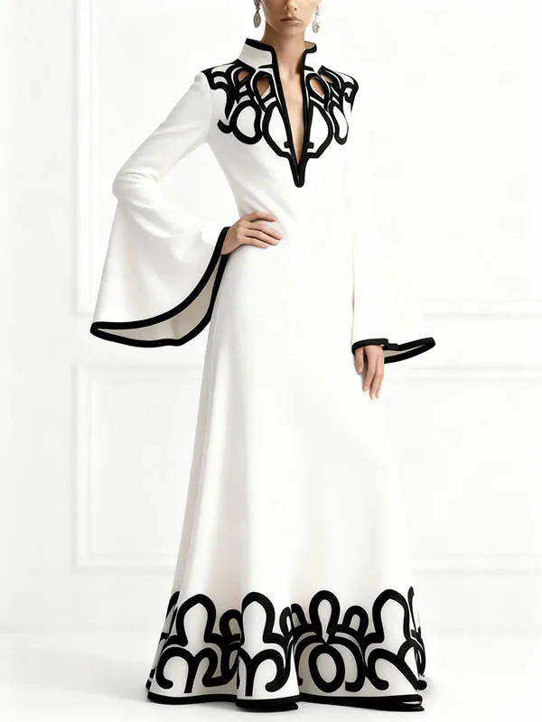 فستان ماكسي نسائي ربيعي فني عتيق من Modigirl 2026...