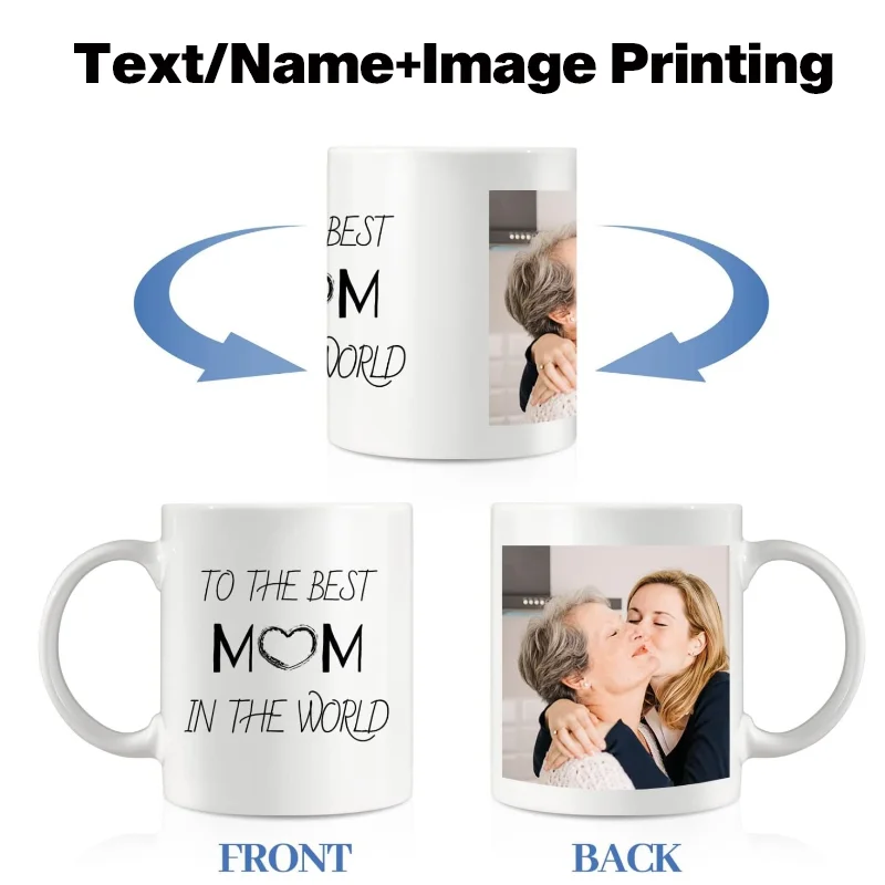 1 Custom Personalized Coffee Mug With Photos&text - Unique Gift For Anniversary, Valentine's Day, And Mother's Day_voghion.com