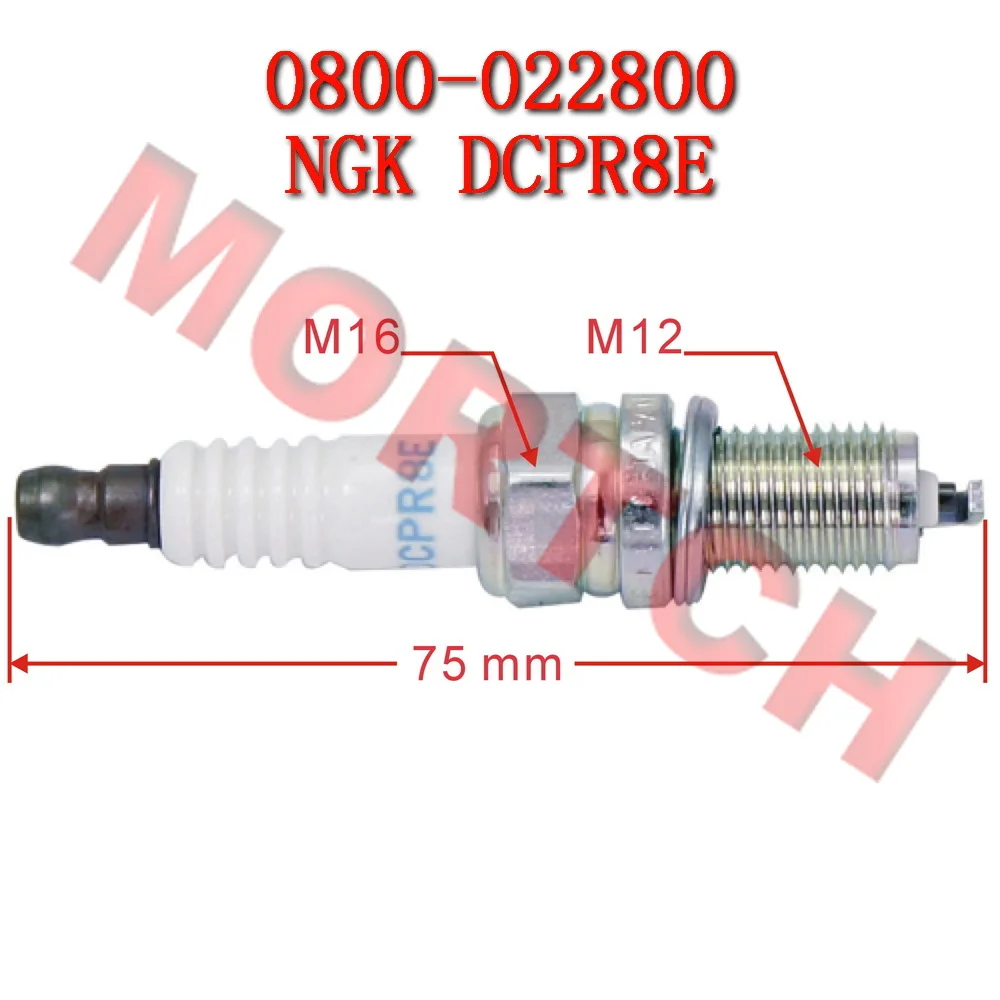 

NGK Spark Plug DCPR8E 0800-022800 For CFMoto 850cc ATV UTV SSV CF1000 CF400 CF500 CF600 CF800 CForce 850 800XC ZForce UForce 800