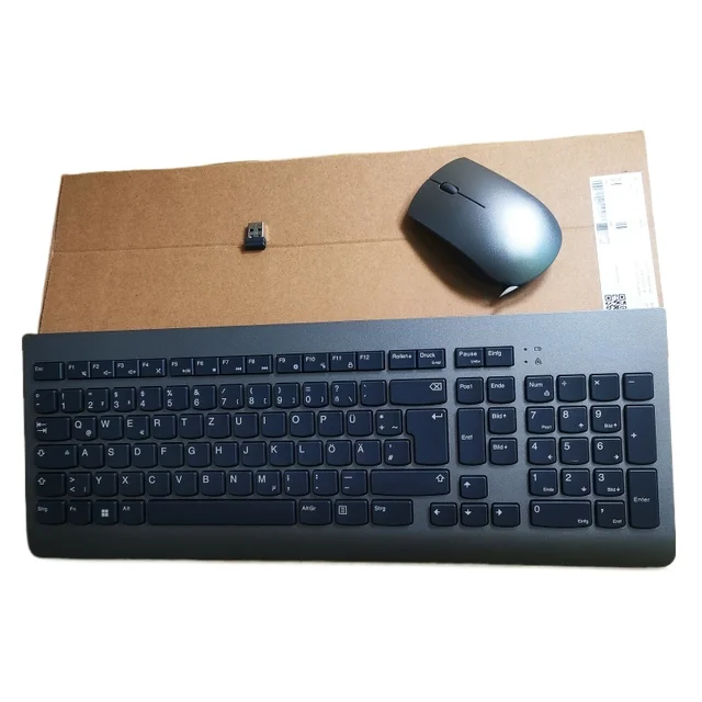 KBRFBU71 wireless keyboard and mouse set For Lenovo Laptop desktop business office computer German layout keyboard