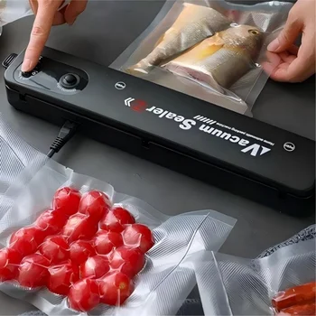 Food Saver Vacuum Sealer 2-in-1 Dry Wet Packaging Machine Automatic Air Sealing Fast-Campact Mini Vacuum Sealer For Food Storage 1