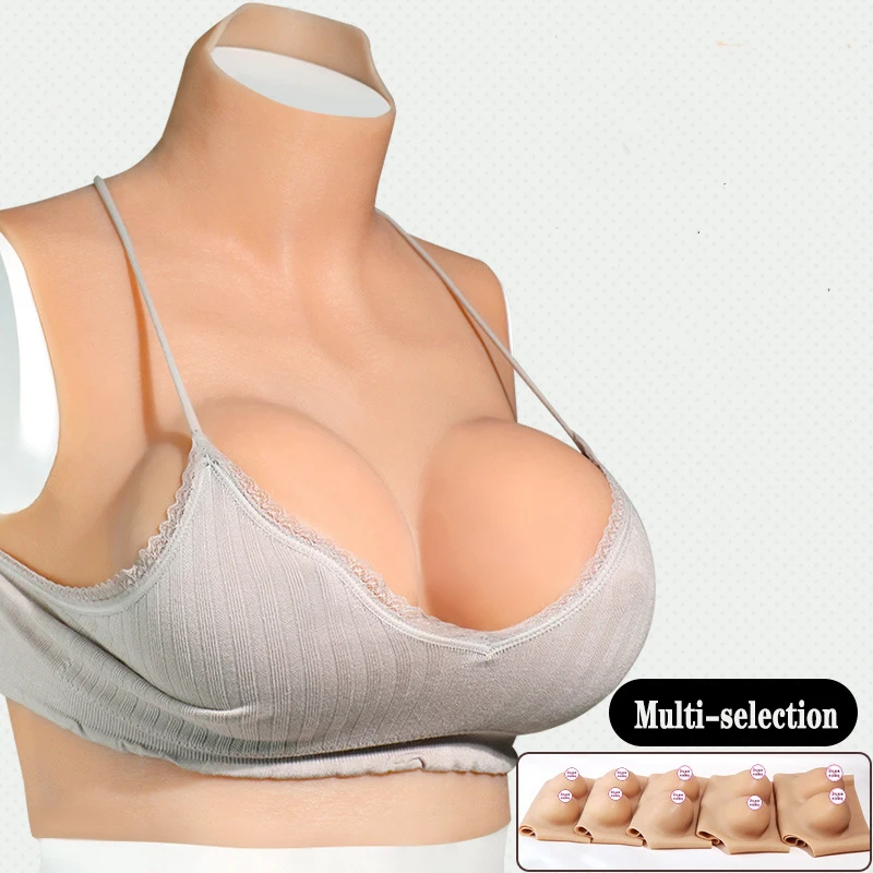 Silicone Breast Forms Fake Boobs Breastplate for Little Chest Women Forms B C D Cup Fake Boobs Super Tits Shemale Transgender