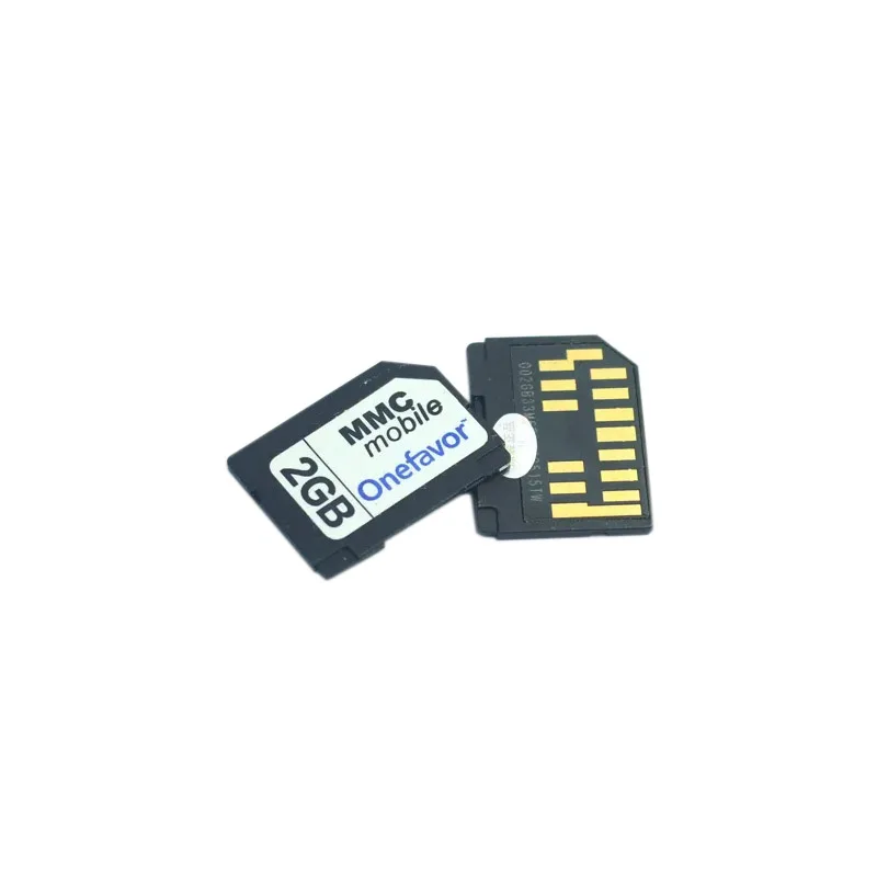Onefava RS-MMC 카드 카드홀더 포함 메모리 카드, 13 핀 듀얼 로우 MMC 카드, 32MB, 64MB, 128MB, 256MB, 512MB, 1G, 2G RS, MMC 카드, 1 개