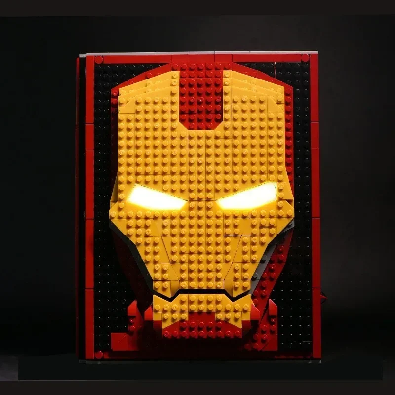 New Avengers Iron Man Display Book Disney Marvels 55 Mini Ironman Figures Stark Hero Building Block Bricks Toy Funny Gifts