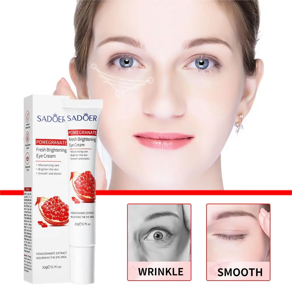 

Eye Cream Deep Hydration Moisturizing Brighten Skincare Texture Soft Essence Eye Texture 20g Reduce Undereye S4G8