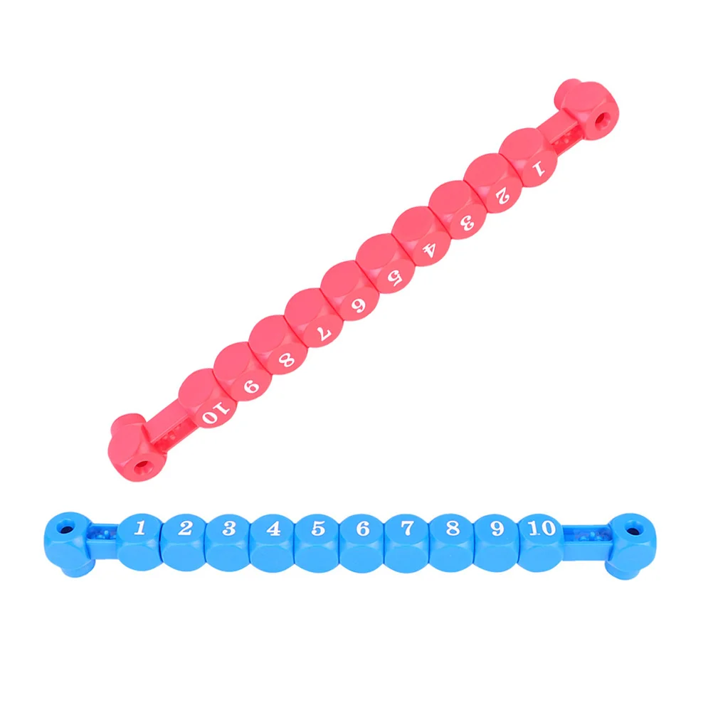 2 Pcs Square Score Keeper Foosball Counters Scorer Game Indicator Soccer Table Tennis Unit Device Durable Plastic Practical