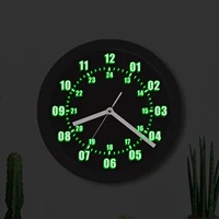 LED Indoor Outdoor Wall Clock Remote Control Luminous Wall Clock Night Lighting 12/24 Hour Display 7 Colors Backlight - Image 2