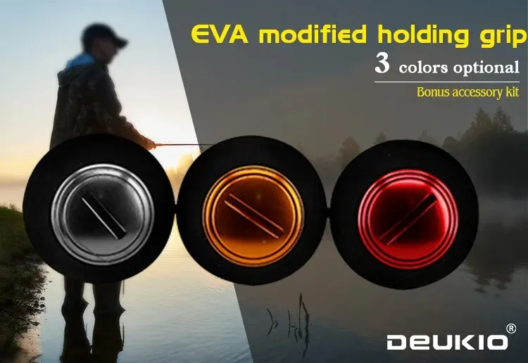 EVA-Angelrollengriff-Zubehör für S/D und andere Marken, Spinnrad-Modifikation, Grün/Gold/Silber, drei Farben erhältlich – Detail 1