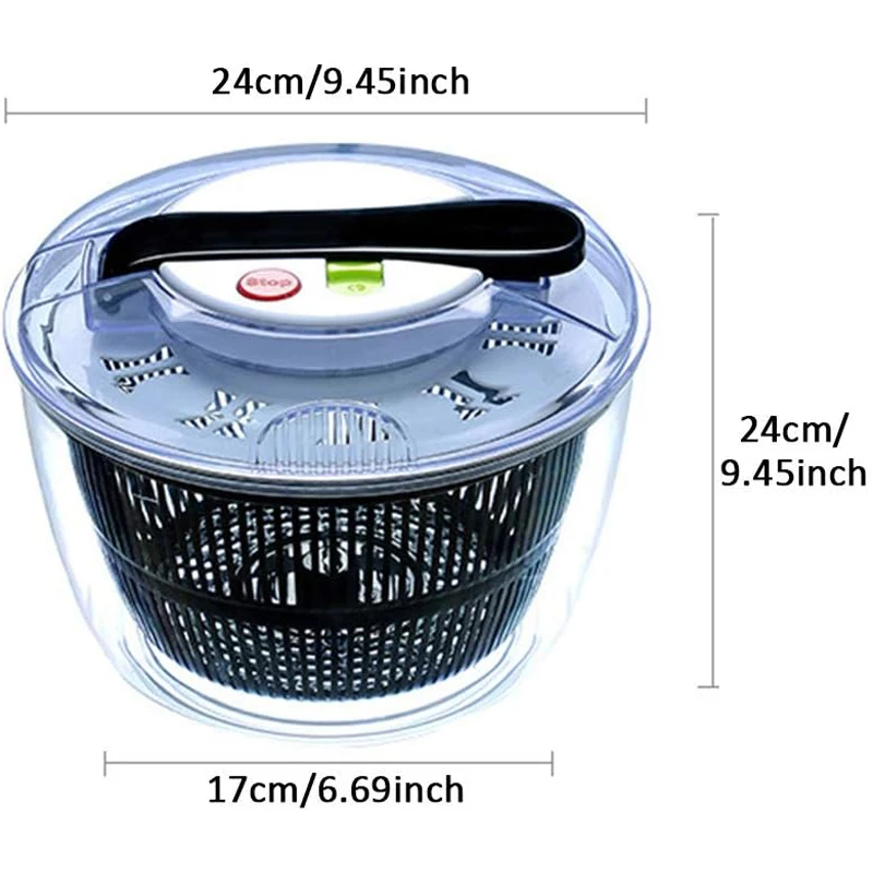 Vegetable Salad Spinner Washer Vegetable Spinner Basket Dryer Kitchen Drainer Fresh Filter Salad Dryer Kitchen Tools