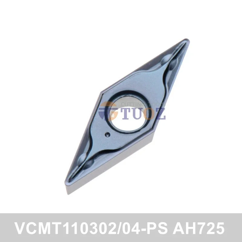 100% Original VCMT110304-PS VCMT110302-PS AH725 Carbide Insert VCMT 110302 110304 -PS VCMT11 CNC Lathe Cutter Turning Tools