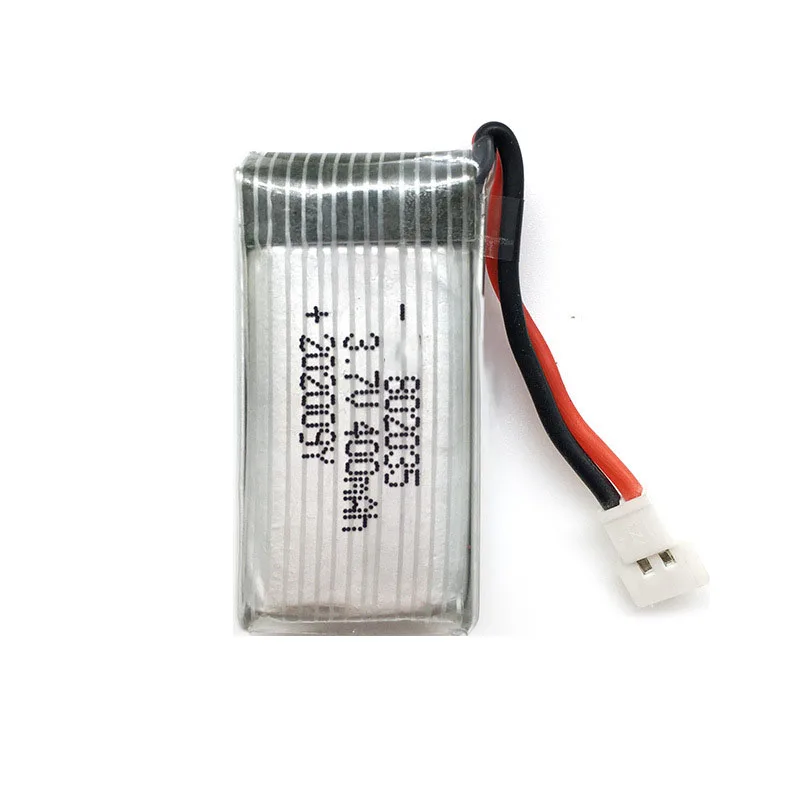 efaso Reserveonderdeel 3X accu 3.7V / 380mAh / Hubsan geschikt voor Aldi Quadcopter drone incl. Aldi drone Focus