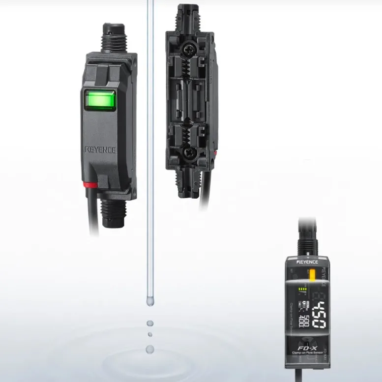 KEYENCE FD-XS8+FD-XA1+FD-XC8R3 Clamp-on Micro Flow Sensor Original Brand New