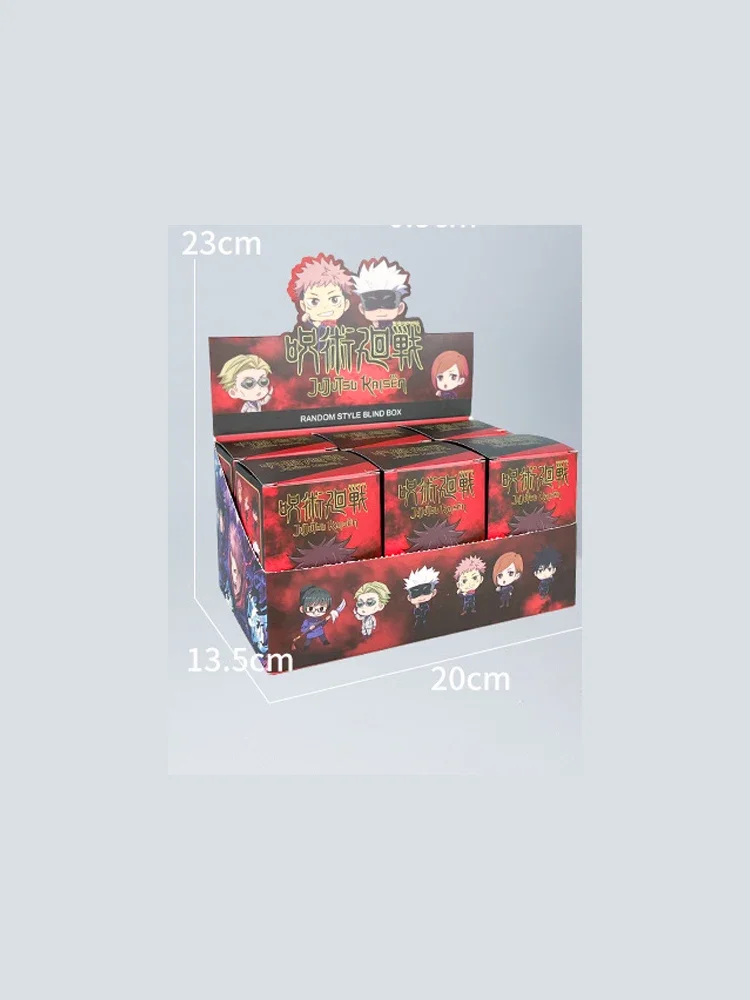 7-teiliges Jujutsu Battle Squatting Five Way Tiger Staff Yuren Zweiseitiges Stay Nuo Tide Play Q-Version Handheld Blind Box Set – Detail 6