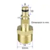 High Pressure Wash Gun Hose Adapter M22 Connector Converter Fitting for Karcher K-series K2 K3 K4 K5 K7 Pressure Washer 3