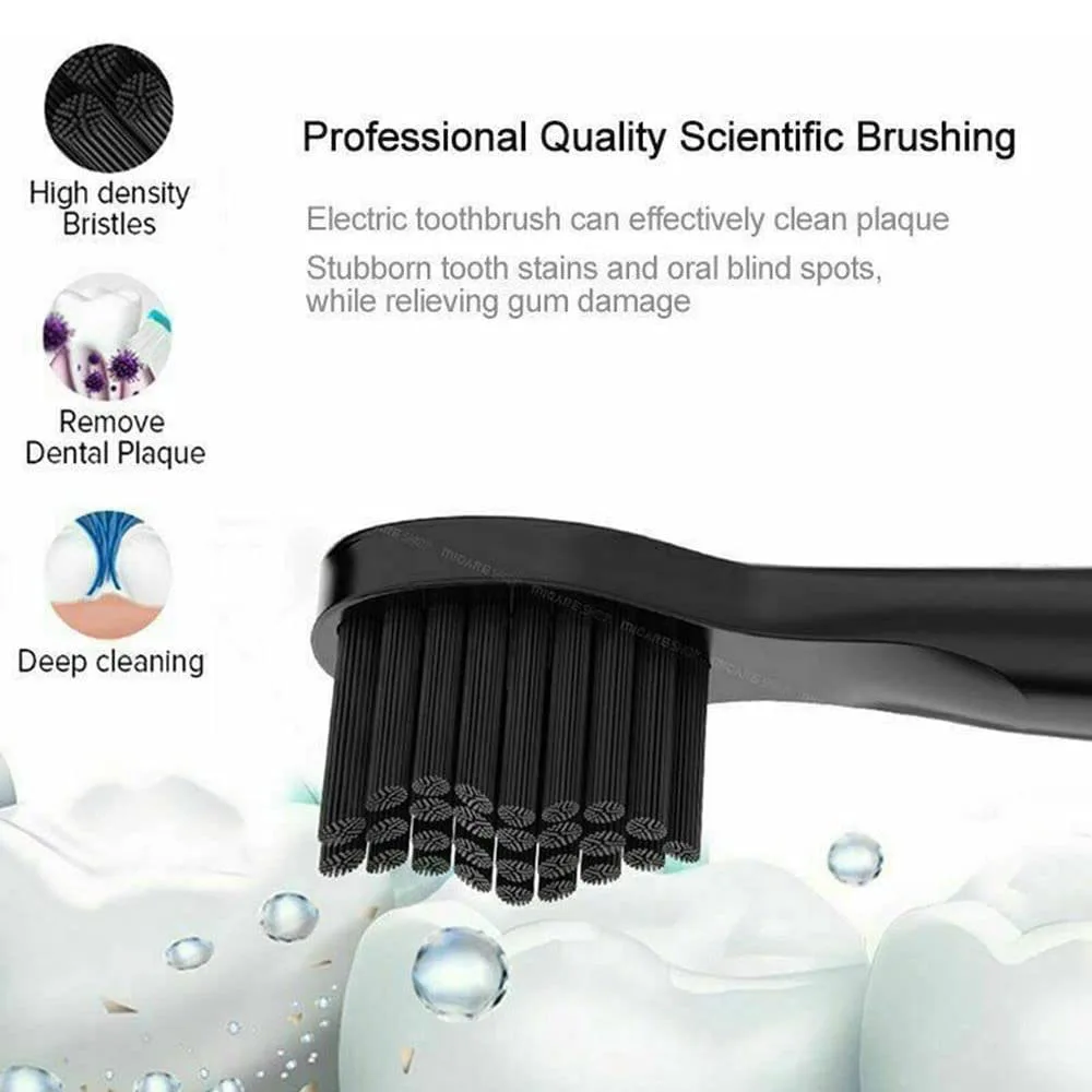 Ultrasonic Automatic Toothbrush Easy Cleaning IPX7 Waterproof Smart Mouth Cleaning Timer Couple Household Whitening JAVEMAY J209