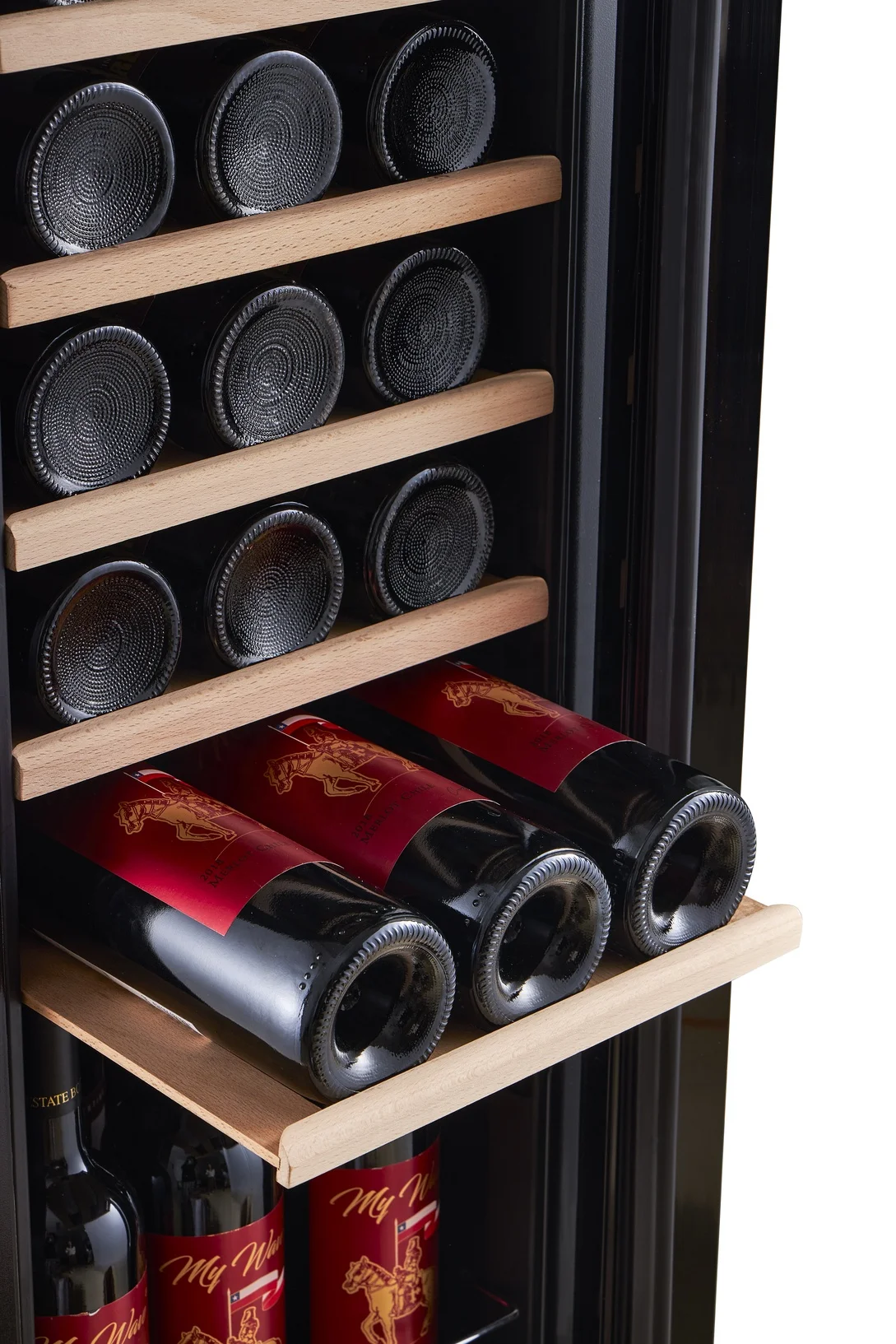 Wine Cooler Dual Zone 80L Wine and Beverage Cooler and Beer Fridge