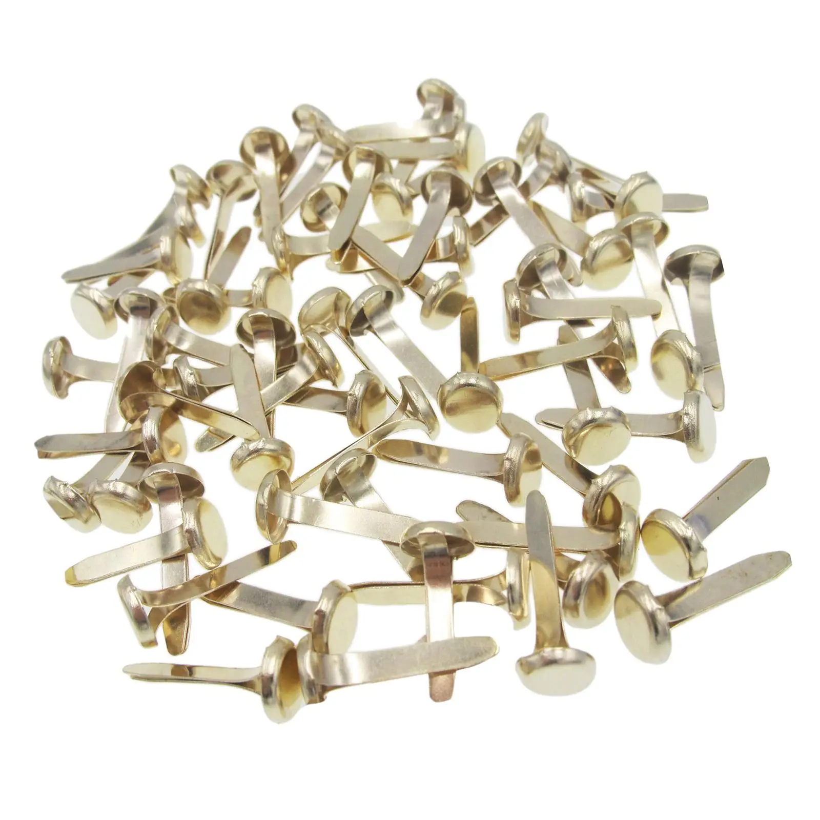 1/2 Inch Brass Paper Fasteners, Mini Paper Fasteners For Handicraft  Projects, Decorative Diy Supplies, 8 X 14 Mm (gold) - Screws - AliExpress