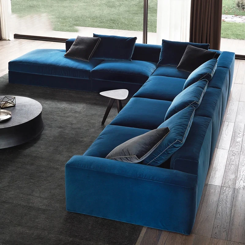 

Italian Minimalist Imported Cotton and Linen Technology Cloth Sofa/Random Combination Module Combination Room Furniture