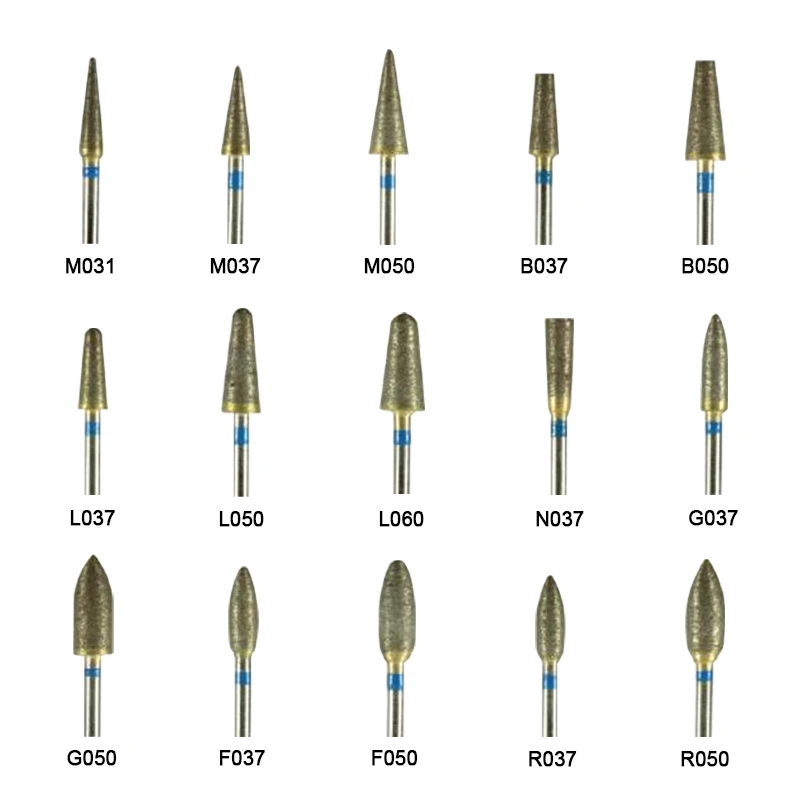 Dental Diamond Fully Sintered Diamond Bur HP Lab Bur Drill Polishing Tool Dentistry Tools