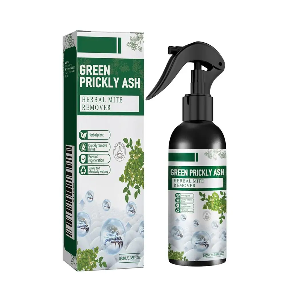 Green Prickly Ash Liquid Spray Insecticide Fungicide Miticide Acaricides Disease & Mite Control Spray for Bed Quilt Sofa100 E6E5