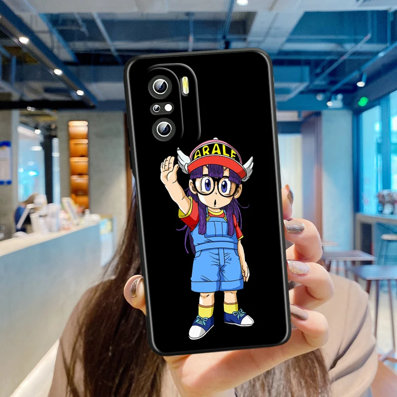 thumbnail image 1 of Arale Anime para Xiaomi Redmi Note 13, 12, 11E, 11S, 11, 11T, 10, 10S, 9, 9S Pro Plus, 4G, 5G, funda negra para teléfono, 1 of 5