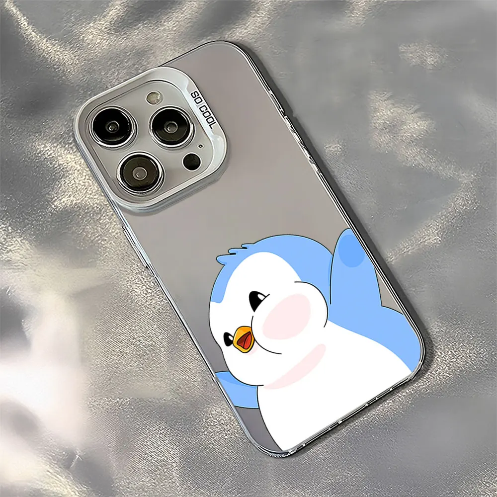 Luxury Pudgy Penguins Art Protective Phone Case with IMD Design