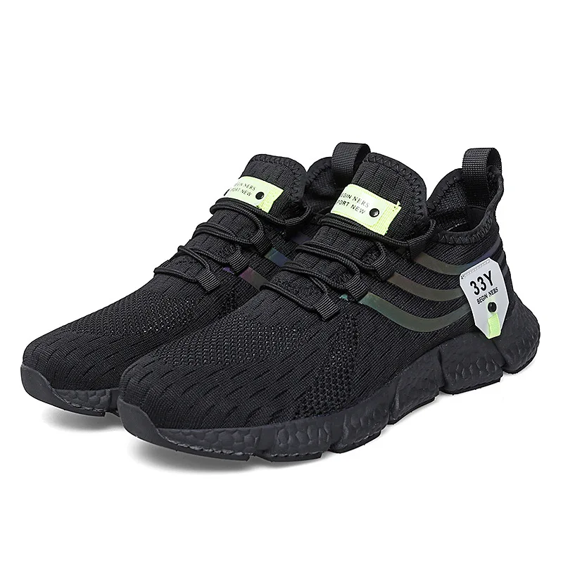 Classic Men Running Sneakers Brand Casual Men's Shoes Breathable Tenis Sports Shoes Elastic Training Jogging Shoes for Men Mesh