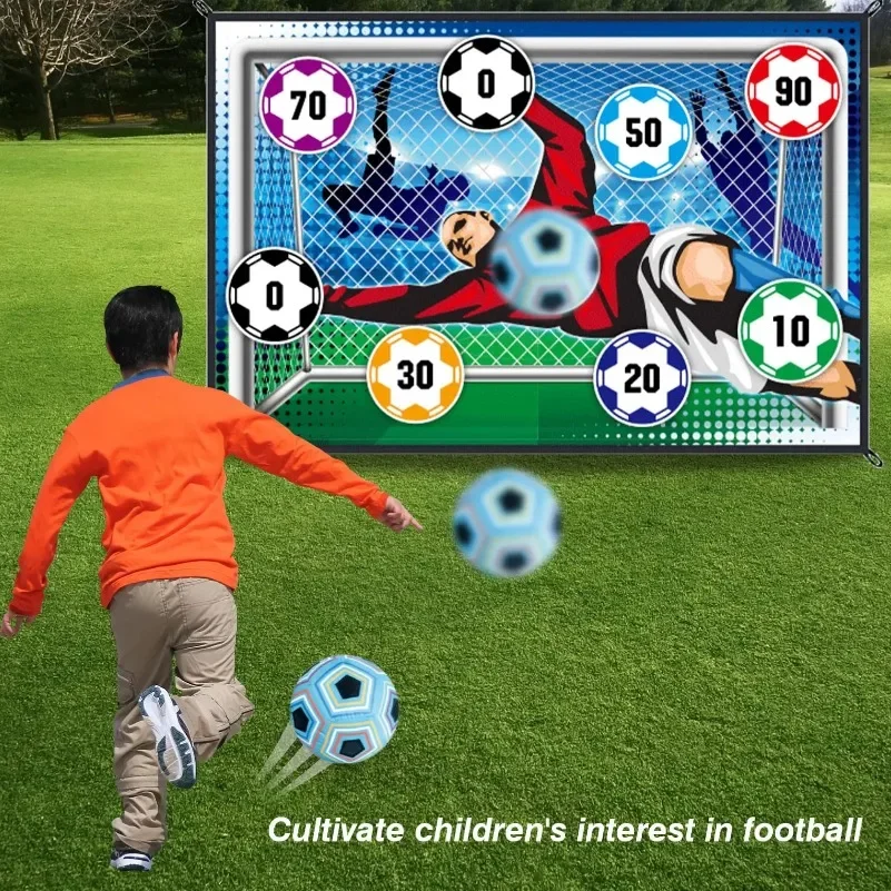 Description Picture 3 of item59inch Soccer Game Mat Set Soccer Toys Outdoor Indoor Multiplayer Competitive Football Games Kids Football Training Boy Gifts