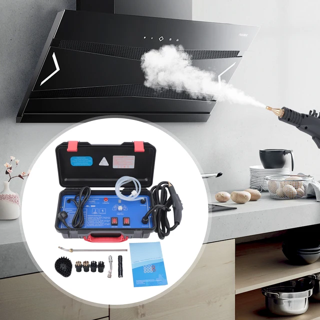 Portable Steam Cleaner High Temperature Compact Steamer Fit For Car  Detailing Cleaning Machine 1700w - Power Tool Accessories - AliExpress