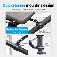 Camsteer – support de siège arrière de vélo, vue de 3ème personne GoPro 13 12 supports de caméra pour Insta360 X5 X4 AcePro DJI Osmo360 Action 6 5Pro 5