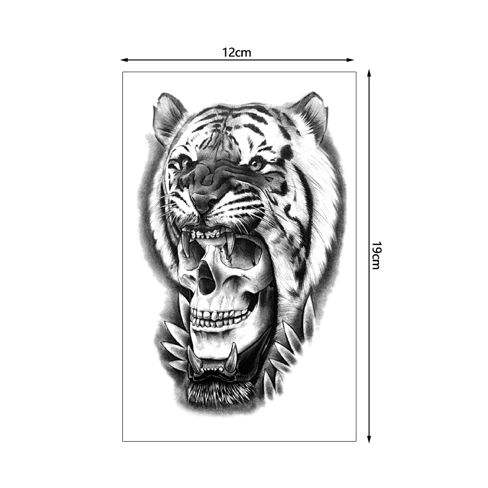 Tattoo Art Tiger Dragon Wolf Elephant Skull Drawing and Sketch Black and  White Isolated on White Background Stock Illustration - Illustration of  tattoo, icon: 243508815