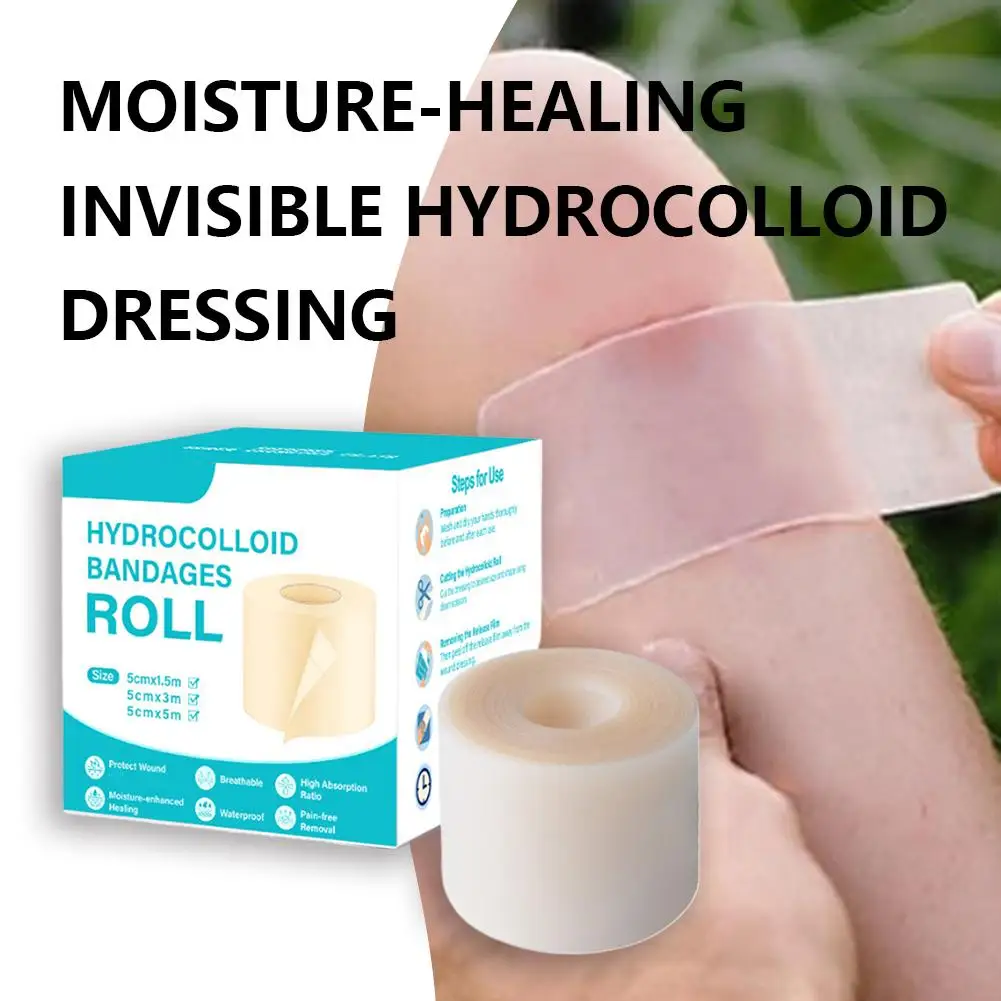 Hydrocolloid Dressing Roll - Self-Adhesive Invisible Bandage