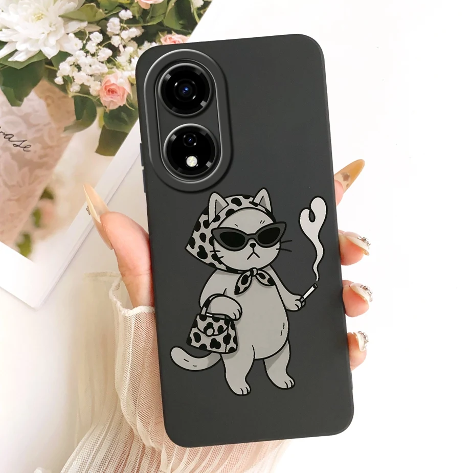 Luxury Love Heart Painted Soft Silicone Case - Stylish Protective Cover