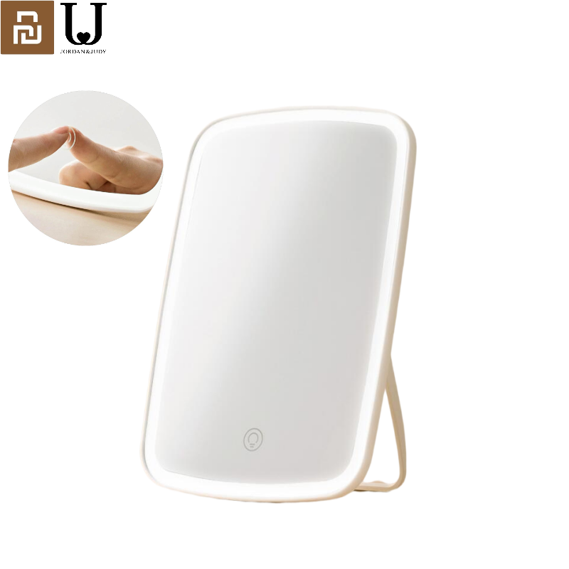 YouPin Jordan&Judu Intelligent Portable Makeup Mirror Desktop Led Light Portable Folding Light Mirror Dormitory For Home