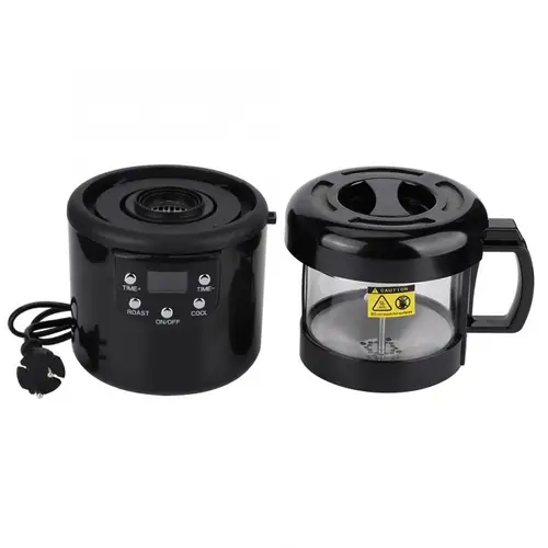 가정용 전기 미니 커피 로스터, 연기 없음, 커피 콩 베이킹 기계, CE/CB, 80-100g, 110-240V, 1400W 3