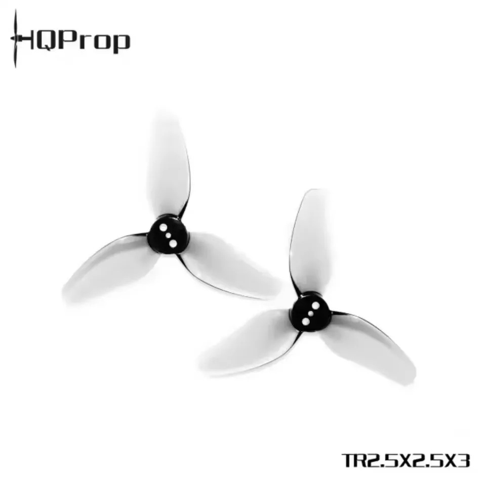 Hélices de 2,5" de 3 pales en PC para dron FPV de carreras - Lote de 12