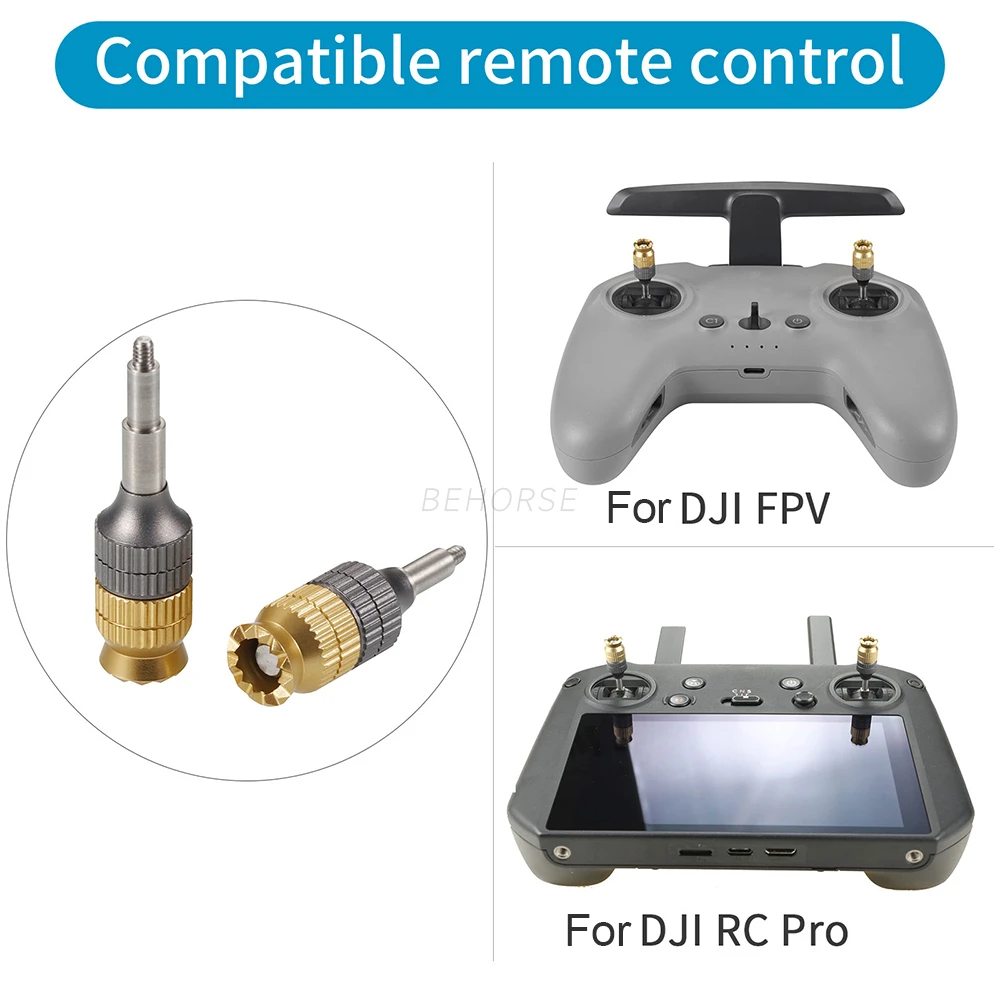 Description Picture 3 of itemCNC Aluminum Extended Joystick Thumb Stick Rocker for DJI FPV/Avata 1/Avata 2 Mavic 3 RC Pro Remote Controller Drone Accessories