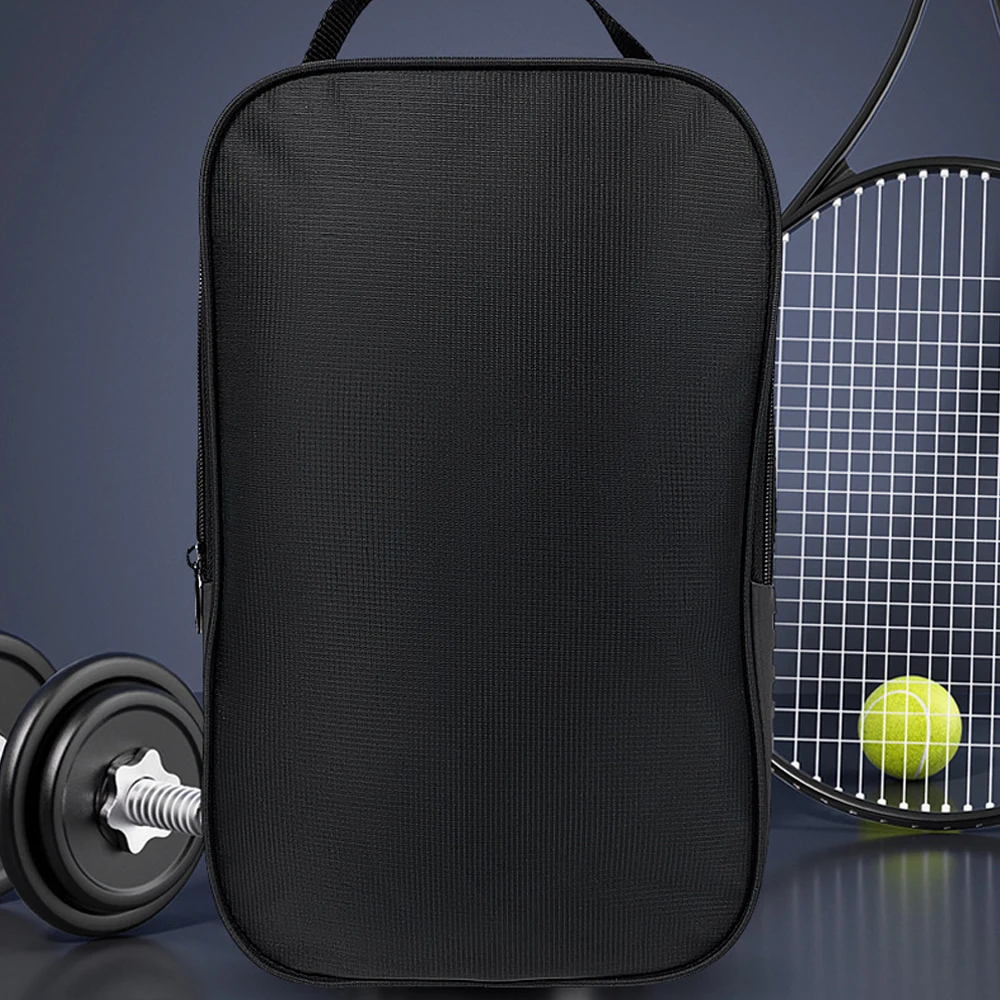 1pc Waterproof Travel Shoe Bag with Zipper & Handle Portable Packing for Gym,Golf,Football,Tennis,Bowling,Basketball,Dance Shoes