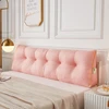 Home Triangle Pillow Bed Reading Pillow Sofa Bedside Filling Cushion Lumbar Support Cushion Pillow Backrest Support Bolster 1