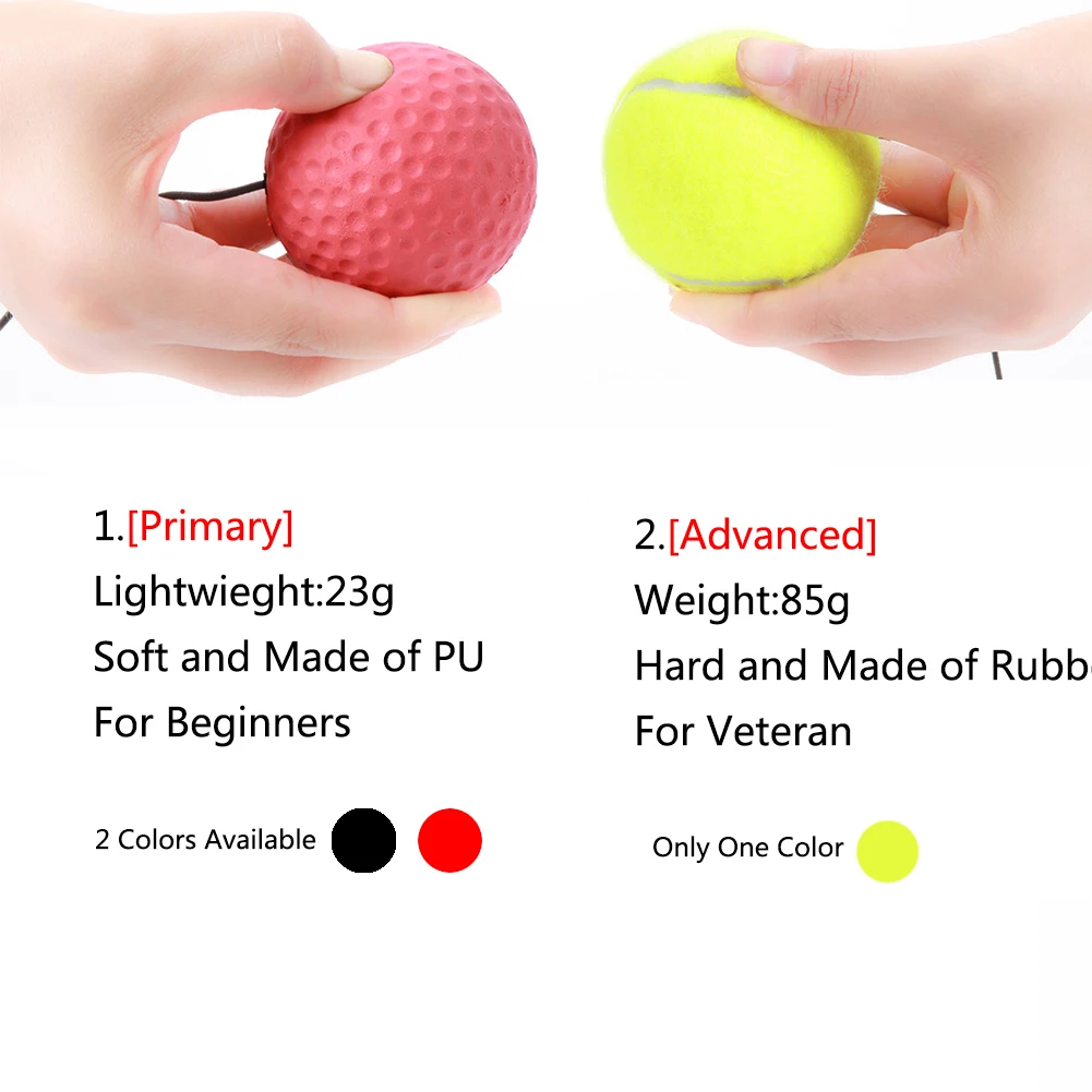 Boxing Magic Ball Reflex Speed Training with Headband Boxing Punching Balls Hand Eye Coordination Fitness Martial Arts Supplies