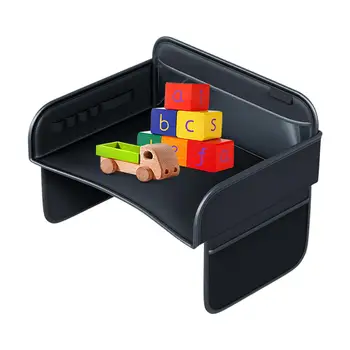 Tavolino da Viaggio Universale per Auto, Organizer per Sedile Posteriore con Portaoggetti e Supporto per Disegni per Bambini