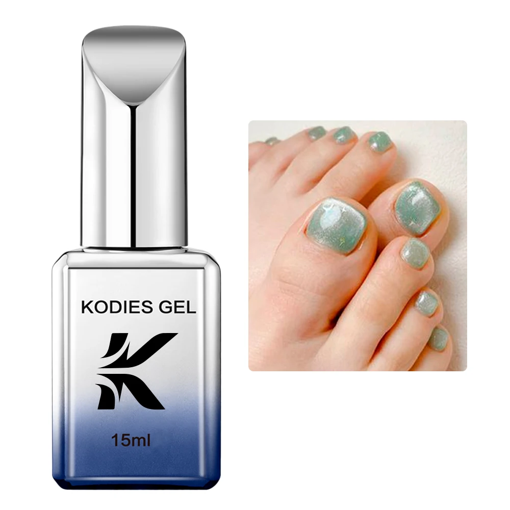 KODIES GEL Cat Eye Top Coat Gelpolish Diamond Sparkle Glitter Gel Nail Polish Magnetic Semi Permanent UV Manicure Nails Enamels 4