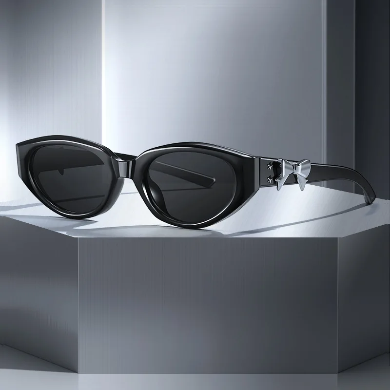 Mode Cat Eye Sonnenbrille Frauen Hohe Qualität UV400 Sonnenbrille Retro Brillen Bogen Verschönerung Oculos Marke Designer Sonnenbrille
